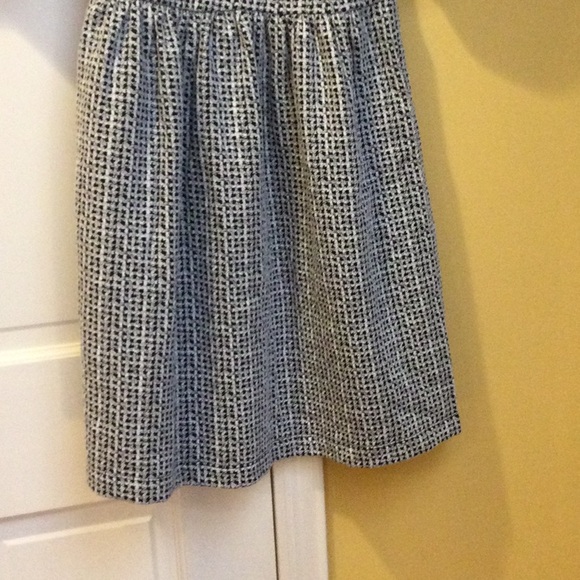 Loft black and white checkered tweed mini dress, xsp. - Picture 3 of 6